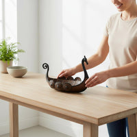 Viking Ship Tray Key Organizer Home Decor for Entryway, Hallway