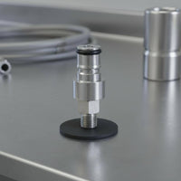 1/4 Barb Ball Lock Disconnect Stainless Steel Beer Keg Adapter Easy Connect