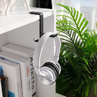 Clamp-On Headphone Stand with Hook and Desktop Clip