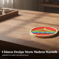 新年节掐丝珐琅手工diy材料包杯垫景泰蓝爱国团建沙龙活动非遗礼