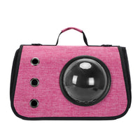Cat Carrier with Bubble Window Compact Cat Travel Bag Easy Clean for Vet Visits