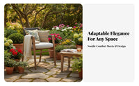 4 Pieces 4-Piece Wicker Chat Set Modern Minimalist Design 4-Piece Wicker Sofa Set Sturdy Duty Easy Assembly for Garden