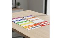 400 Stickers Color Coded Moving Labels Easy to Peel Moving Box Stickers Pre-Cut
