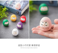 文创 zakka日式杂货 多彩达摩卡通摆件 日式摆件 陶瓷家居摆件