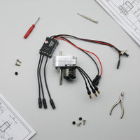 Metal Gearbox Brushless Motor High Rotational Force Low Range Steel Gears