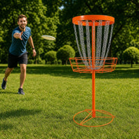 Disc Target Basket  Portable Disc Target Basket  with Chains Outdoor for Backyard, Garden