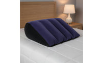 Inflatable Angled Pillow Flocked Surface Bed Backrest Cushion Portable