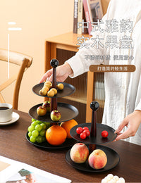 Nordic Light Luxury Multi-layer Stainless Steel Fruit Tray