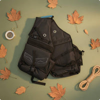 Horse Saddle Bag Lightweight Canvas Saddle Bag Multi Compartment Equestrian Gear for Equestrians