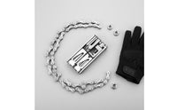 Compact Bike Chain Tool Sturdy Metal Cycle Multi Tool Easy to Stow Foldable Bike Multitool for Cyclists