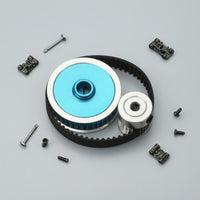 TT02 Belt Drive Low Noise Belt Drive Gear Metal Kit Transmissions Gear Kit