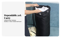 Heavy-Duty Cylindrical Backpack