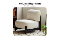 Wabi-Sabi Aesthetic Armless Foam Sofa Chair Soft and Comfortable Armless Floor Lounger Minimalist aesthetic Home Furniture Ergonomic Design for Apartment Dwellers, Young Adults, Homeowners, Small Spaces, Living Room, Bedroom, studying alcove