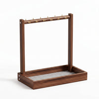 Calligraphy Brush Rack Brush Hanging Rack Metal Accents Stable Tray Base