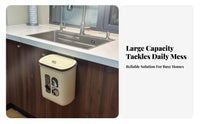 Countertop Waste Basket Cute Cartoon Design Wall Mounted Garbage Can Wall-Mounted Garbage Can Large Capacity