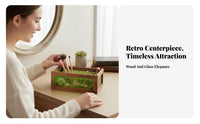 Patterned Glass Vanity Tray Vintage & Design Desktop Organizer accessibleTop Design Long-Lasting for Makeup Aficionados