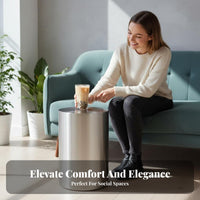 Metal Cube Seat Industrial Design Commercial Furnishing Minimalist Design