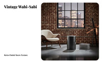 Cylindrical Metal Pedestal Minimalist Design Side Table Modern Italian-inspired minimalist design for Bedroom