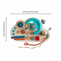 Early Education Multifunctional Steering Wheel Toy Rounded Edges Baby Car Dashboard Toy High Quality Materials Sensory Activity Board for Stroller