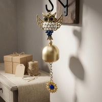 Owl Door Chime Self Decorative Knock Ringer Retro Design for Entry Door