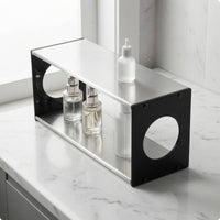 Desktop Storage Rack Open-Frame Countertop Display Shelf Rectangular