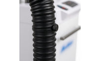 Floor Standing Hair Steamer Wheeled Base Hooded Hair Steamer Salon Equipment Cabinet Style Touch Control