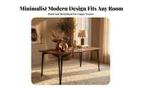 Solid Wood Computer Desk Spacious Desktop Long Computer Workstation Versatile Modern Office Desk for Students, Gaming Aficionados, Bedroom