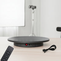Tabletop Motorized Rotating Display Stand Slim Rotating Display Stand Compact Photography Turntable 360° for Photographers, Online Sellers, Livestreamers, Livestreaming