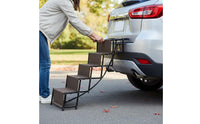 Pet Car Stair Ladder Heavy Duty Dog Car Steps Lightweight Foldable Pet Ladder for SUV