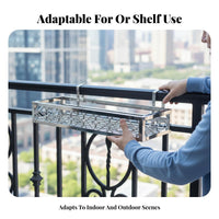 Over-the-Railing Planter Holder surfaceMountable Balcony Planter planter for Fence