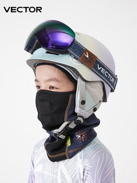 VECTOR玩可拓儿童滑雪面罩套头护颈保暖御寒防风透气护脸滑雪装备
