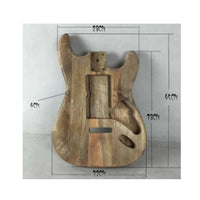 Maple Electric Guitar Body Unfinished Musical Instrument Part Customizable