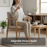 Spindle Rear Chair Hardwood Wood Upper Limbchair With Upper Limbrests Ergonomic Rearrest for Families, Residents, Dining Room