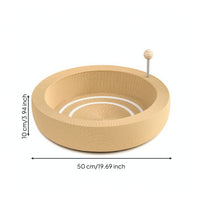 Scratch-Resistant Cat Scratching Bed Low-Shedding Cat Scratcher Bed Hard-Wearing Sturdy for Kittens, Living Room