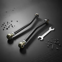 2 Pieces Direct Fit Adjustable Rear Upper Control Arms Heavy Duty Wrangler JK Chassis Links Lift Kit Control Arm Set for Jeep Owners, Adventure-Road Enthusiasts