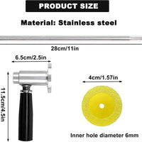 PVC Pipe Cutter with Scale, Adjustable Cutting Length for Plumbing Installation