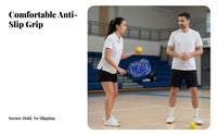 Fiberglass Pickleball Paddle Tournament Grade Pickleball Paddle Set Sports Equipment Shock Absorbent Comfortable Ergonomic Grip