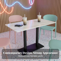 Dining Booth Set Minimalist & Aesthetic Cafe Furniture Long-Lasting Construction Easy to Clean for Business Owners