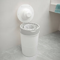 Trash Can with Lid Sleek Trash Bin with Lid Modern for Bathroom, Nursery