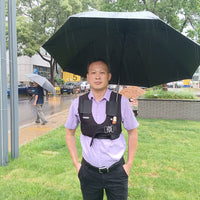 Hands-Free Umbrella Holder Vest for Outdoor Fishing and Sun Protection