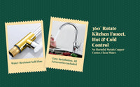 Brass core stainless steel faucet