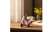 Retro Miniature Scooter Compact Scooter Model Rounded Accessory Crisp for Collectors, Shelf Display