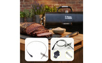 Furnace detect Stainless Steel Grill Temperature Measurement Unit Slotted Holes Grill Accessory