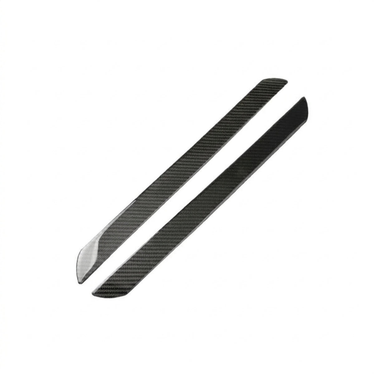Scratch Protection Universal Front Bumper Lip Carbon Fiber Look Car Chin Spoiler Body Kit