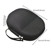 Hard Shell Headphone Case Portable Headphone Case with Hand Strap Compact