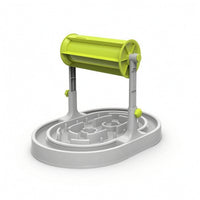 Slow Feeder with Rotating Drum Anti-Gulping Interactive Pet Feeder No Power