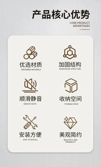 上翻内隐藏折叠门铝合金导轨书柜门一拉得回旋门滑轨侧装暗藏轨道