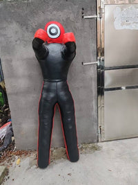 新款MMA综合格斗假人消防摔跤应急演练模拟假人巴西柔术皮人摔跤