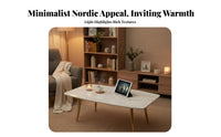 two-levellevel Rectangular Table Minimalist Design Living Room Furniture Nordic Inspired Light Luxury Aesthetic for Lounge Area
