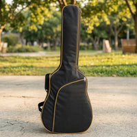 Folk Guitar Bag Portable Padded Guitar Case Heavy-Duty for Travel